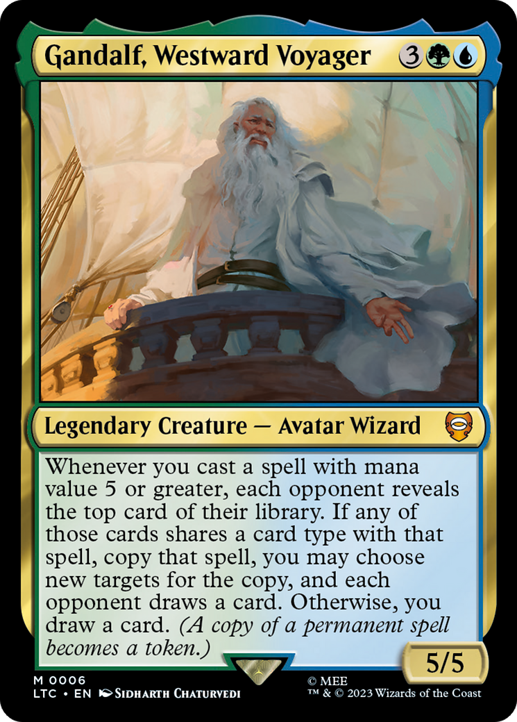 Gandalf, Westward Voyager [The Lord of the Rings: Tales of Middle-Earth Commander] | Rook's Games and More