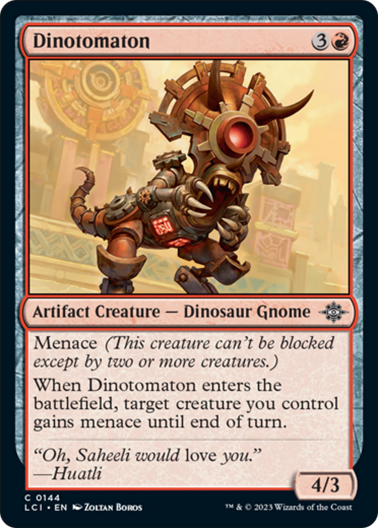 Dinotomaton [The Lost Caverns of Ixalan] | Rook's Games and More