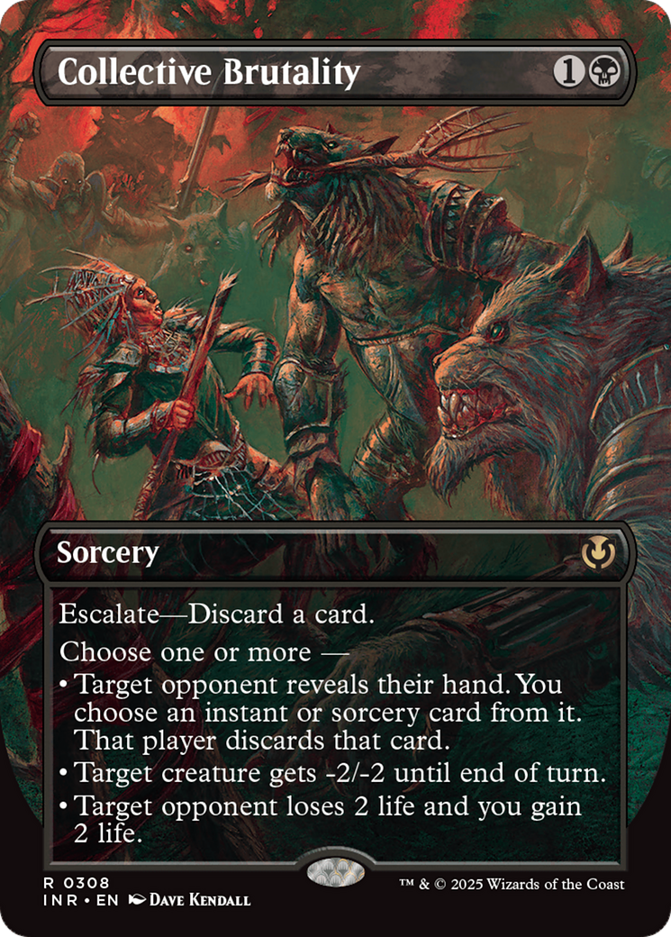 Collective Brutality (Borderless) [Innistrad Remastered] | Rook's Games and More
