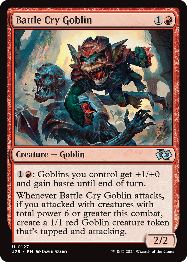 Battle Cry Goblin [Foundations Jumpstart] | Rook's Games and More