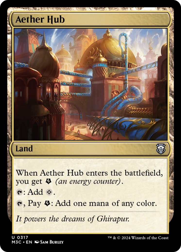 Aether Hub [Modern Horizons 3 Commander] | Rook's Games and More