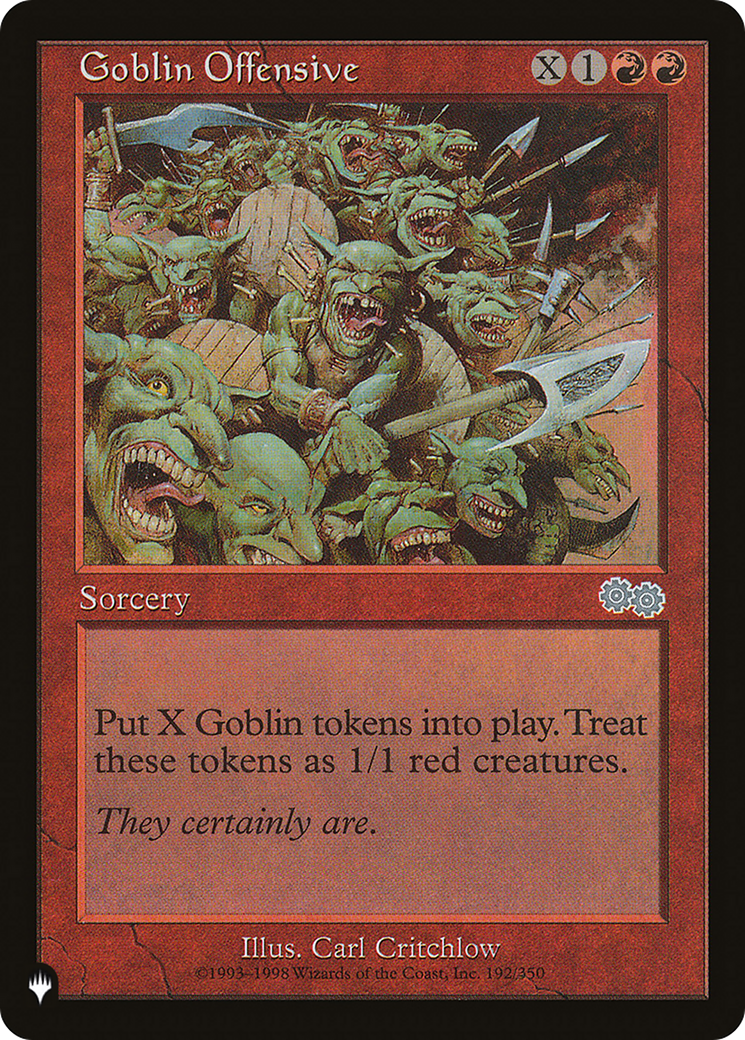 Goblin Offensive [The List Reprints] | Rook's Games and More