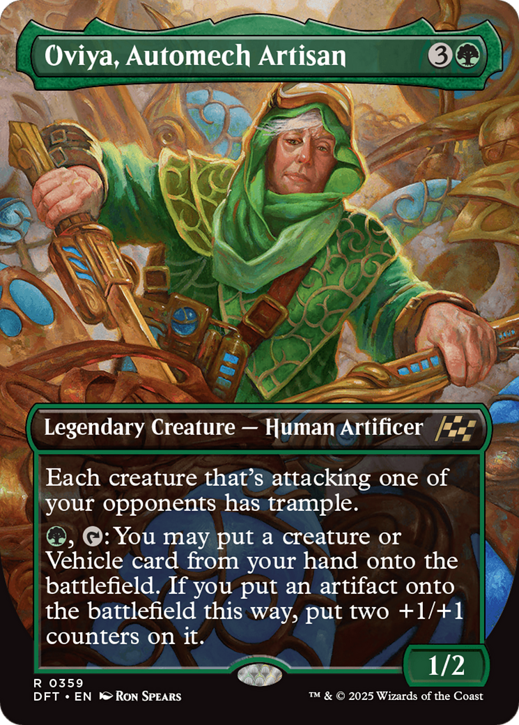 Oviya, Automech Artisan (Borderless) [Aetherdrift] | Rook's Games and More