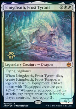 Icingdeath, Frost Tyrant [Dungeons & Dragons: Adventures in the Forgotten Realms Prerelease Promos] | Rook's Games and More