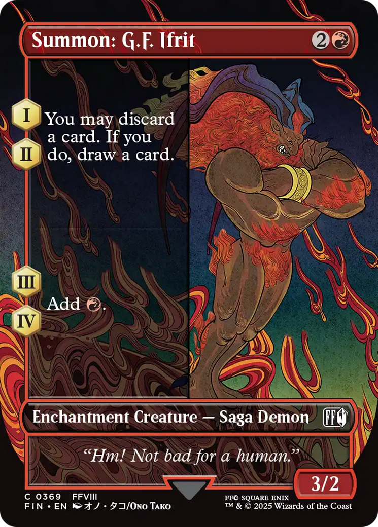 Summon: G.F. Ifrit (Borderless) [FINAL FANTASY] | Rook's Games and More