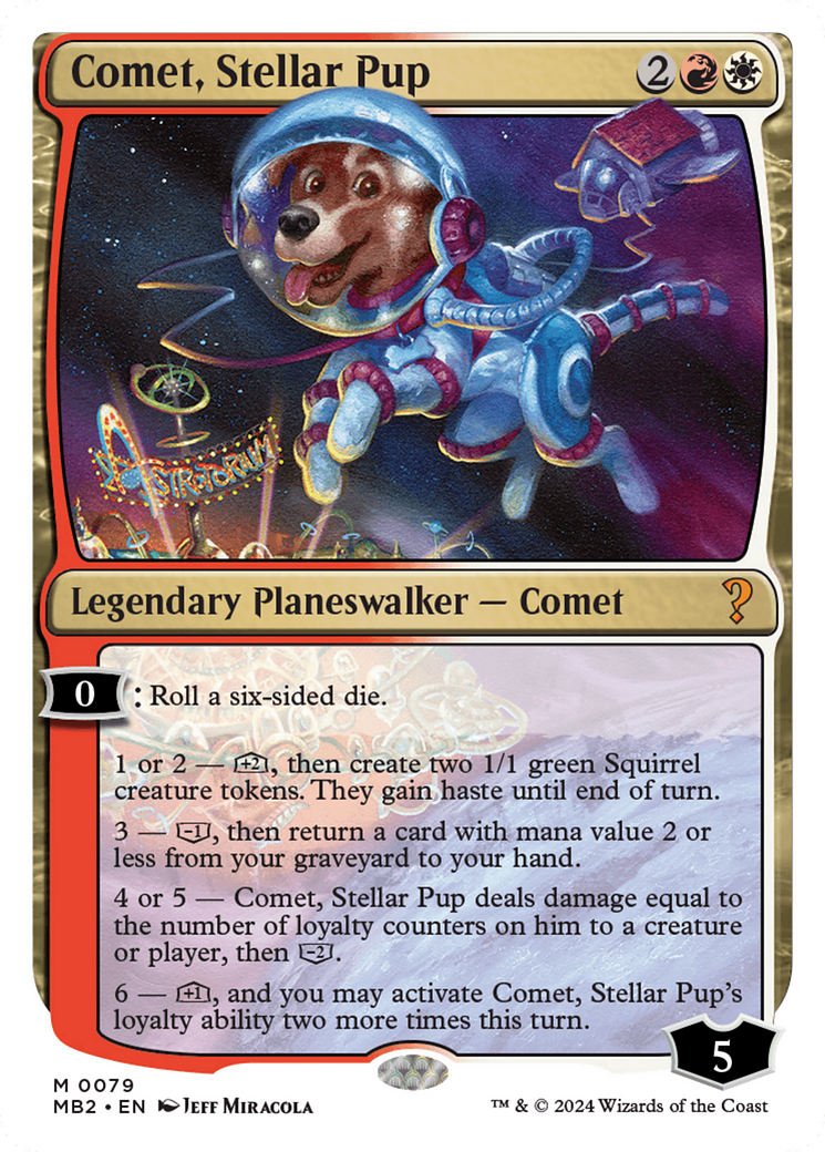 Comet, Stellar Pup [Mystery Booster 2] | Rook's Games and More