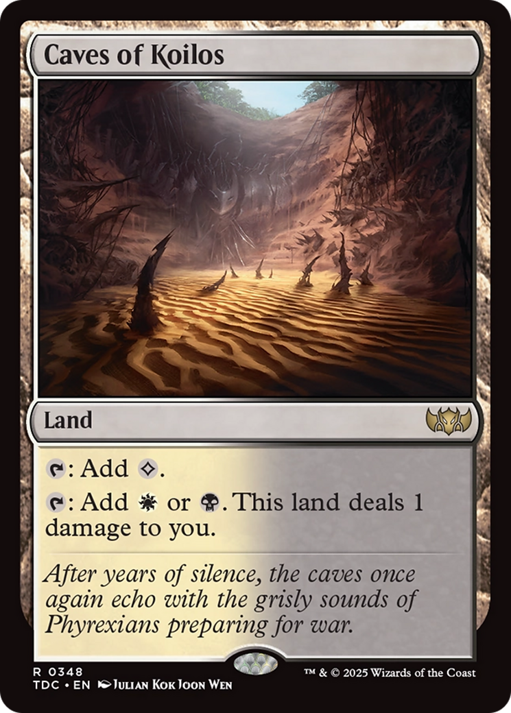 Caves of Koilos [Tarkir: Dragonstorm Commander] | Rook's Games and More
