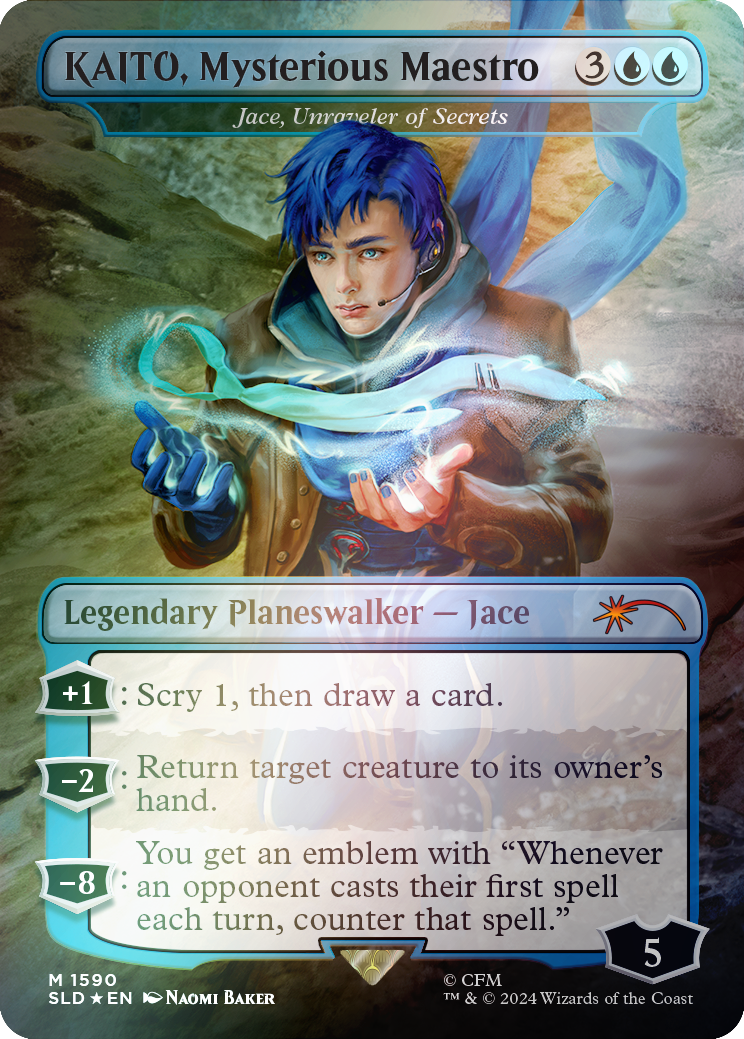 KAITO, Mysterious Maestro - Jace, Unraveler of Secrets (Rainbow Foil) [Secret Lair Drop Series] | Rook's Games and More