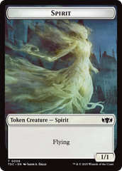 Angel // Spirit Double-Sided Token [Tarkir: Dragonstorm Commander Tokens] | Rook's Games and More