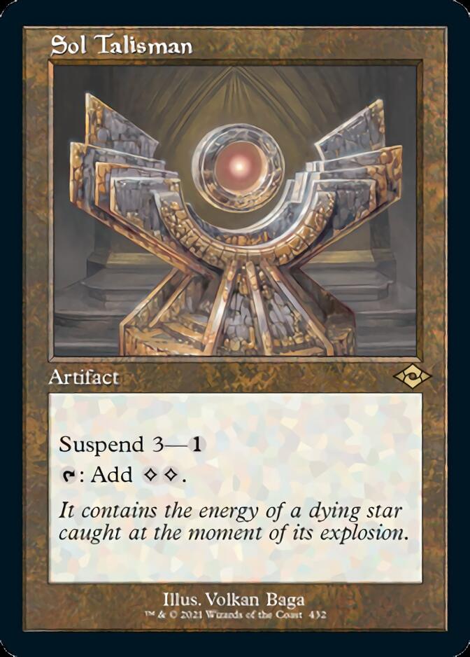 Sol Talisman (Retro Foil Etched) [Modern Horizons 2] | Rook's Games and More