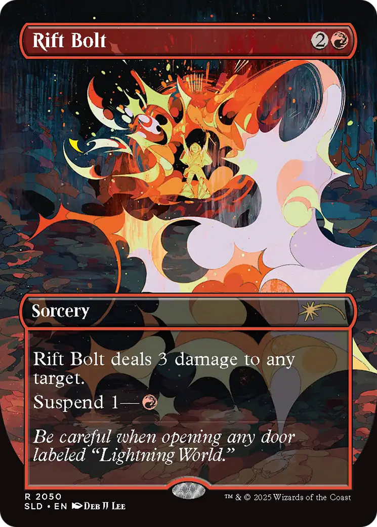 Rift Bolt (2050) (Rainbow Foil) [Secret Lair Drop Series] | Rook's Games and More