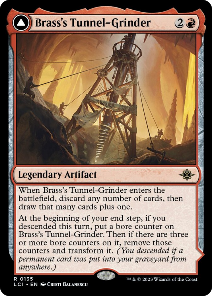 Brass's Tunnel-Grinder // Tecutlan, The Searing Rift [The Lost Caverns of Ixalan] | Rook's Games and More