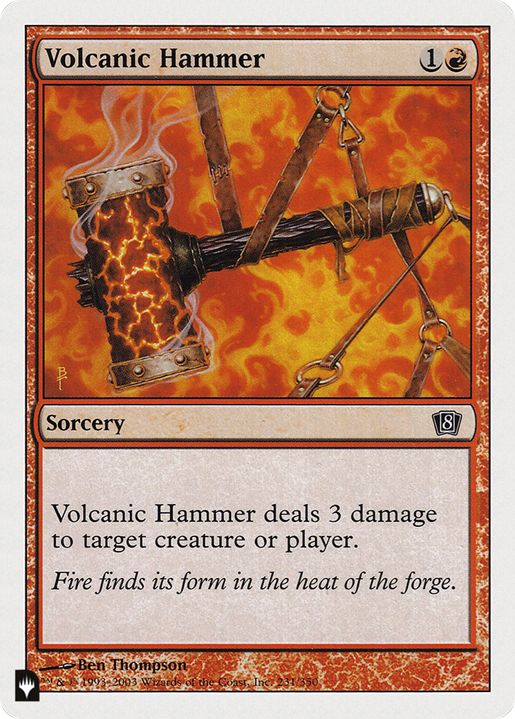 Volcanic Hammer [The List Reprints] | Rook's Games and More