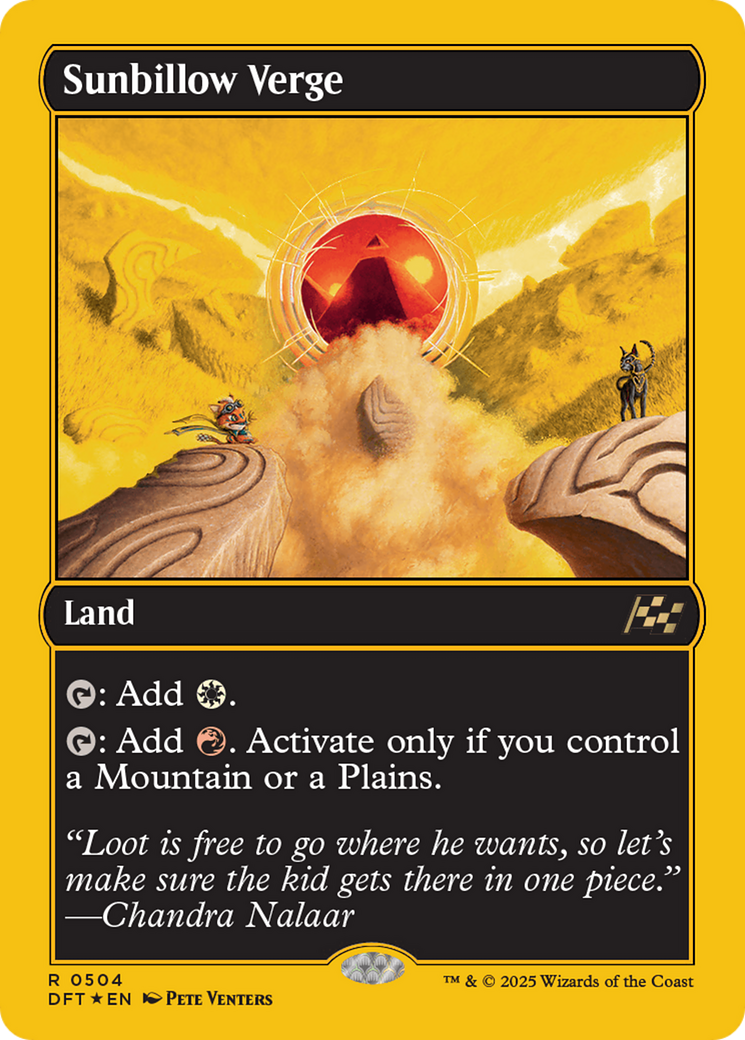 Sunbillow Verge (First-Place Foil) [Aetherdrift] | Rook's Games and More