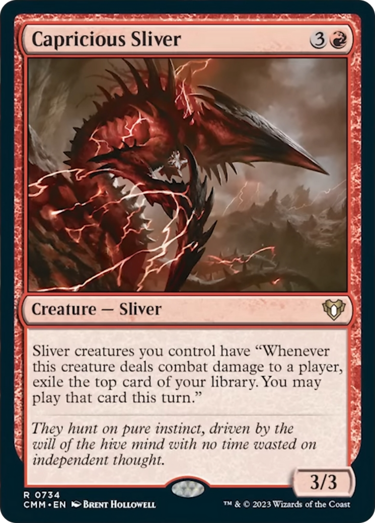 Capricious Sliver [Commander Masters] | Rook's Games and More