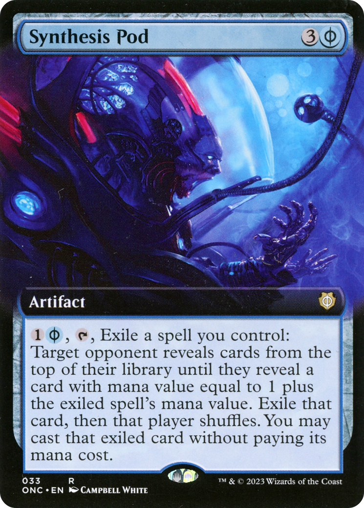 Synthesis Pod (Extended Art) [Phyrexia: All Will Be One Commander] | Rook's Games and More