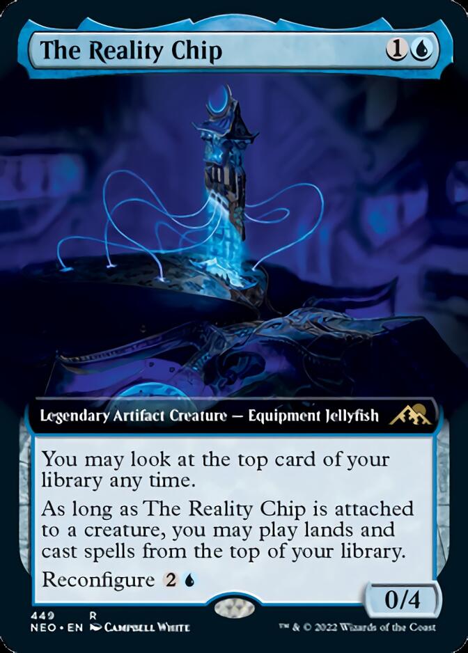 The Reality Chip (Extended Art) [Kamigawa: Neon Dynasty] | Rook's Games and More