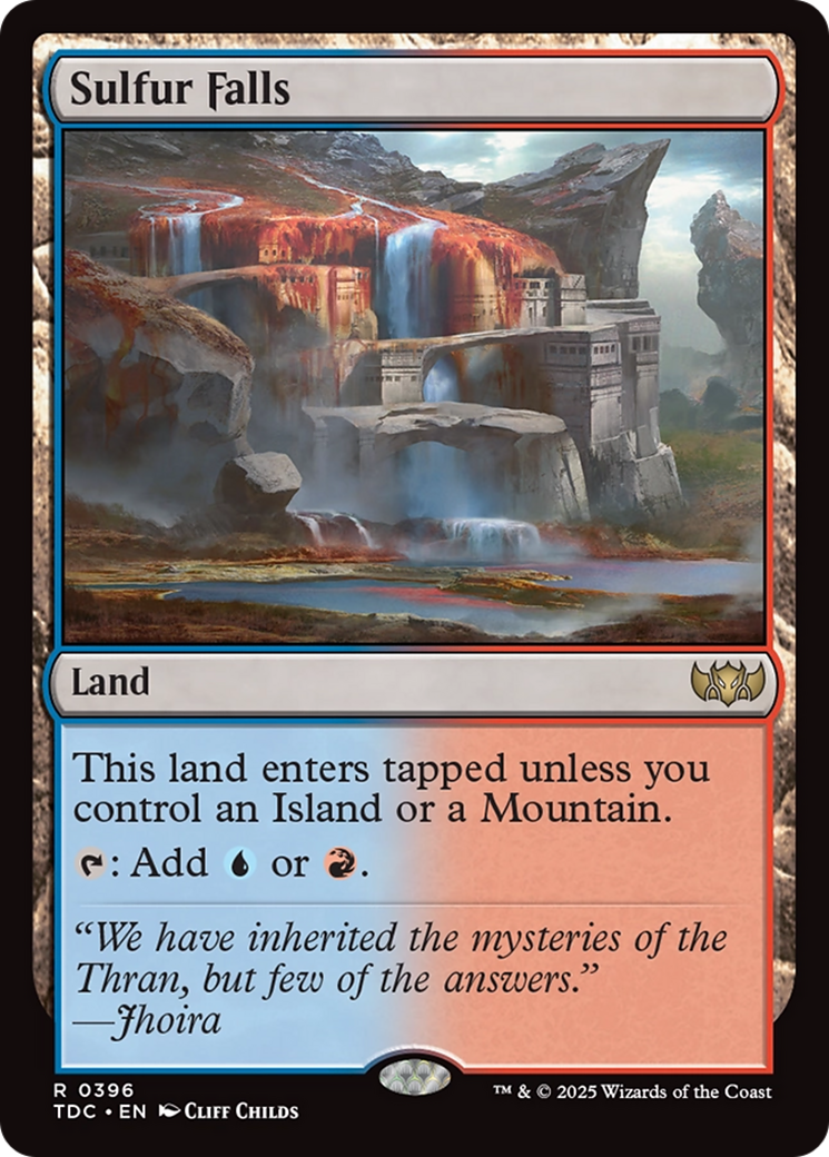 Sulfur Falls [Tarkir: Dragonstorm Commander] | Rook's Games and More