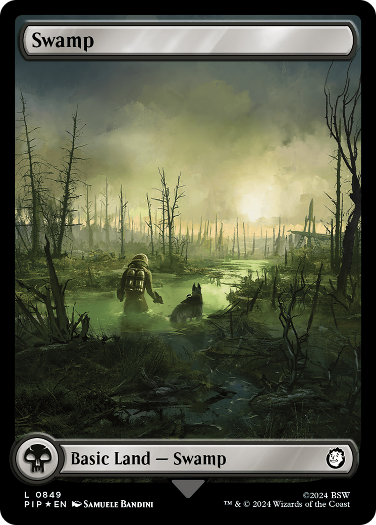 Swamp (0849) (Surge Foil) [Fallout] | Rook's Games and More