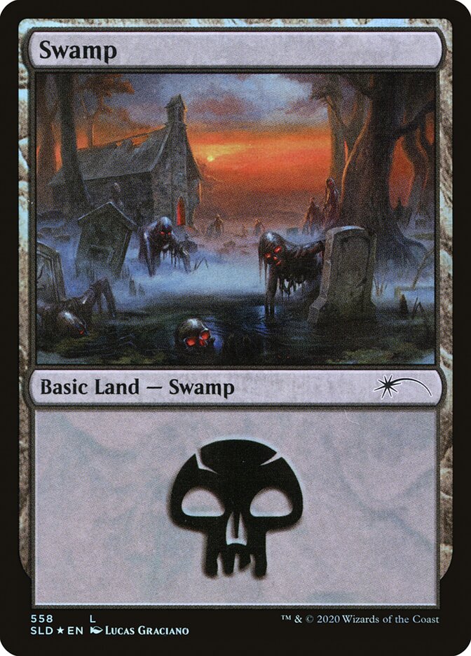 Swamp (Reanimated) (558) [Secret Lair Drop Promos] | Rook's Games and More