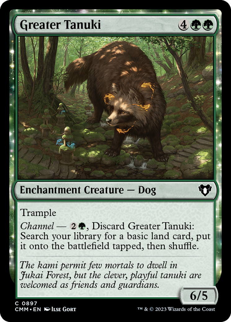 Greater Tanuki [Commander Masters] | Rook's Games and More