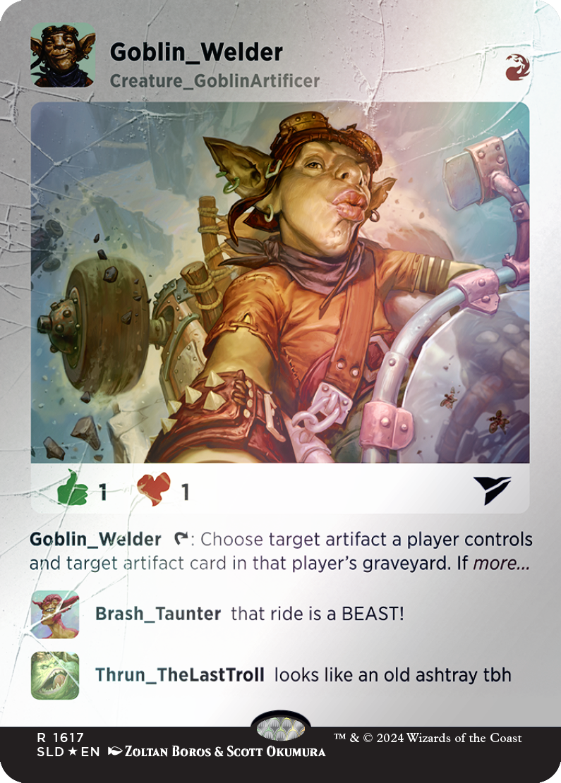 Goblin Welder (Rainbow Foil) [Secret Lair Drop Series] | Rook's Games and More