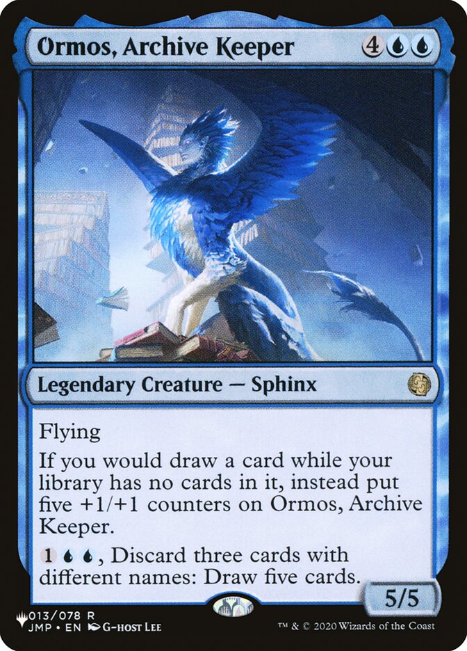 Ormos, Archive Keeper [The List] | Rook's Games and More