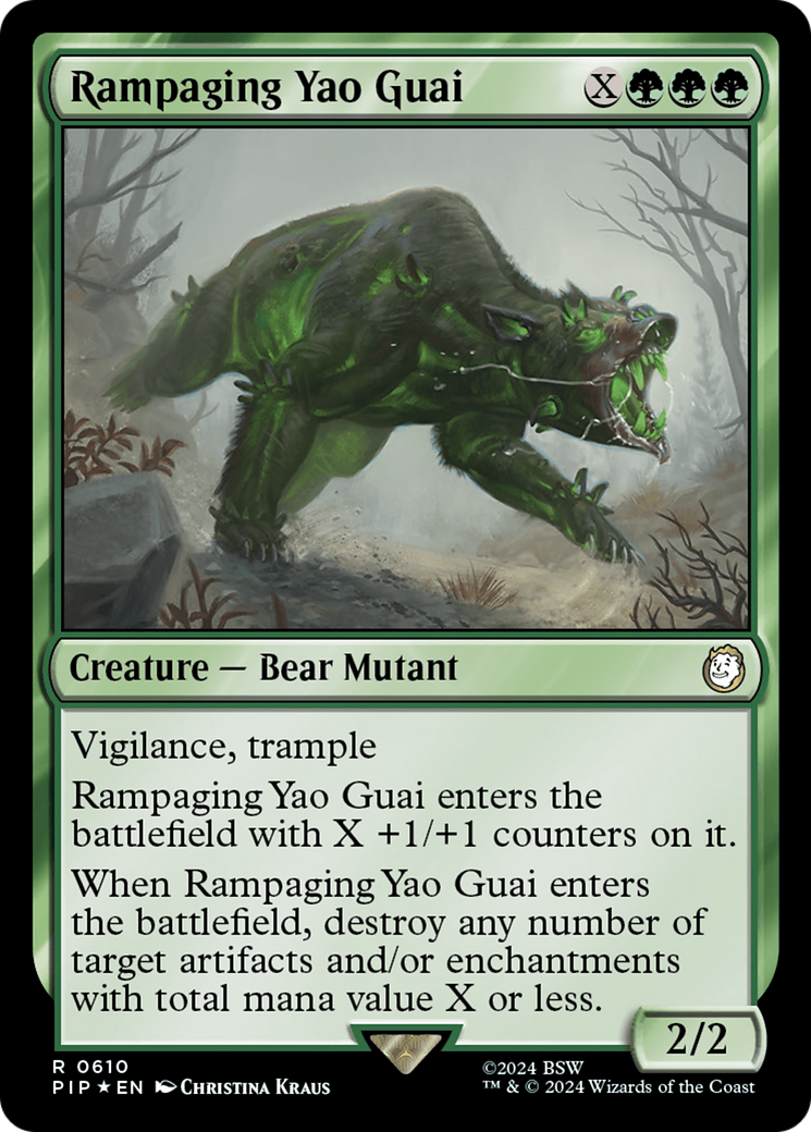 Rampaging Yao Guai (Surge Foil) [Fallout] | Rook's Games and More