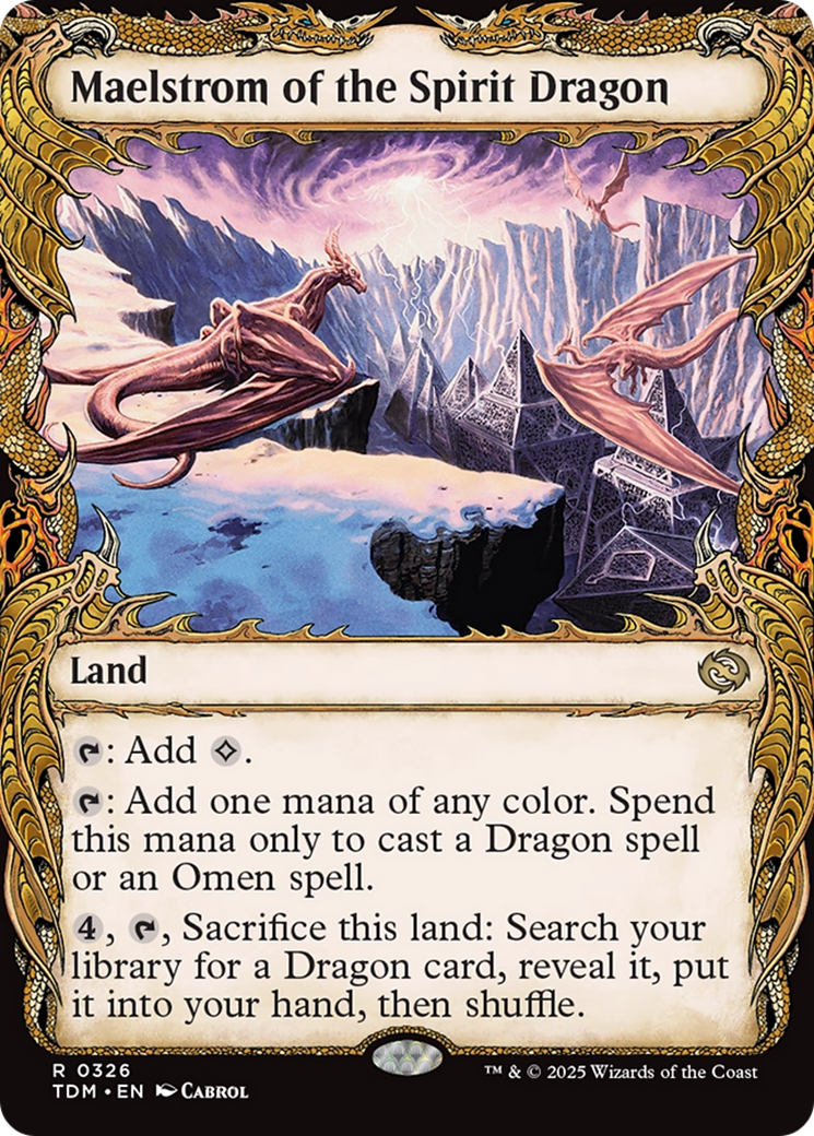 Maelstrom of the Spirit Dragon (Showcase) [Tarkir: Dragonstorm] | Rook's Games and More