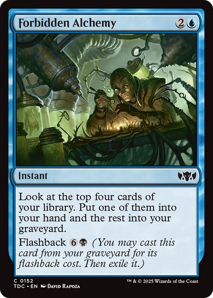 Forbidden Alchemy [Tarkir: Dragonstorm Commander] | Rook's Games and More