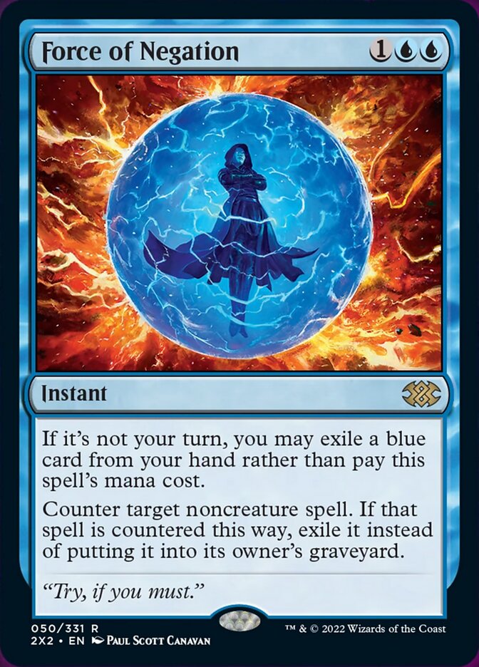 Force of Negation [Double Masters 2022] | Rook's Games and More