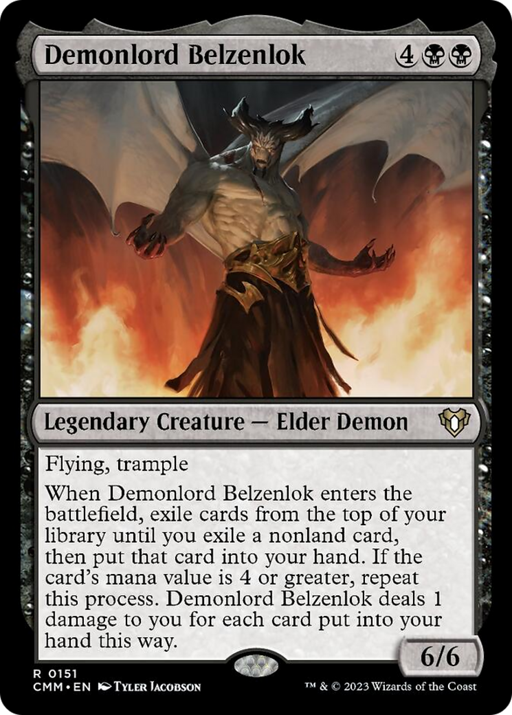 Demonlord Belzenlok [Commander Masters] | Rook's Games and More