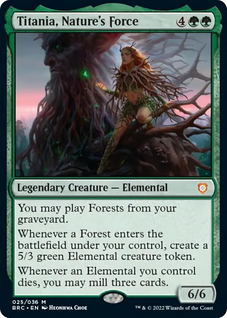 Titania, Nature's Force [The Brothers' War Commander] | Rook's Games and More