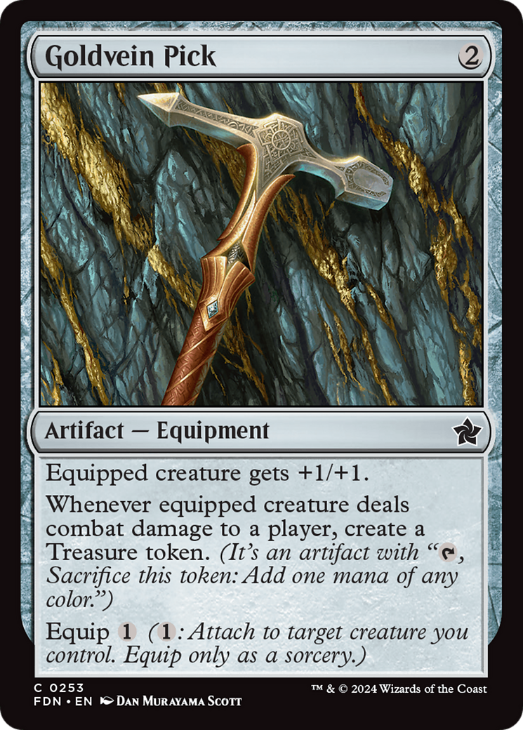 Goldvein Pick [Foundations] | Rook's Games and More