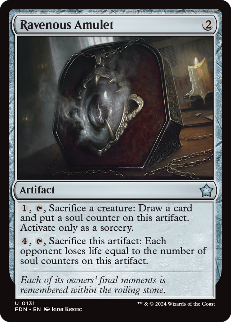 Ravenous Amulet [Foundations] | Rook's Games and More