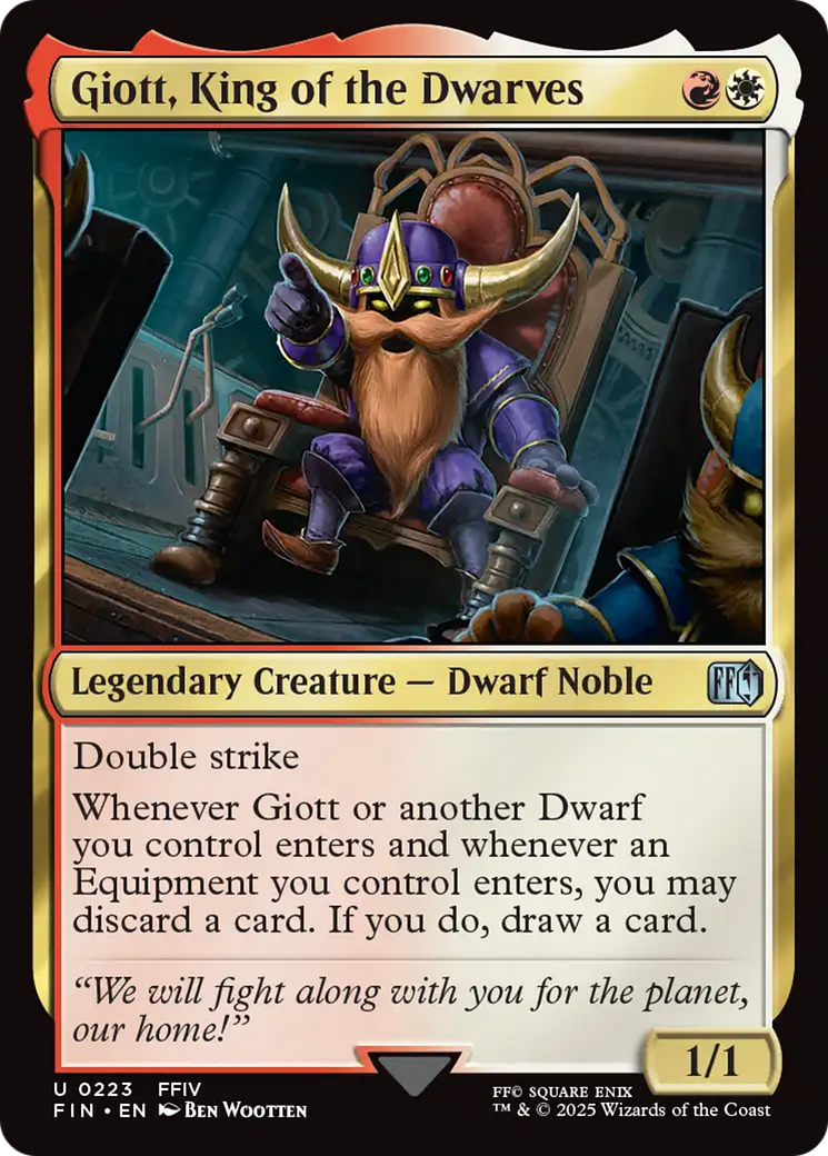 Giott, King of the Dwarves [FINAL FANTASY] | Rook's Games and More