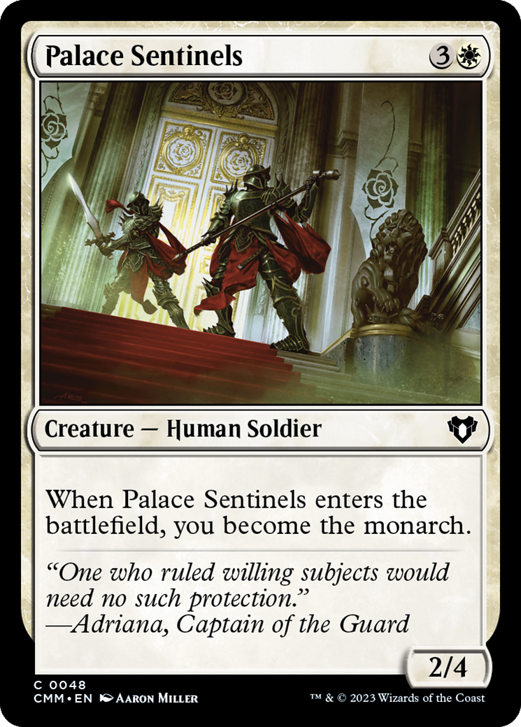 Palace Sentinels [Commander Masters] | Rook's Games and More