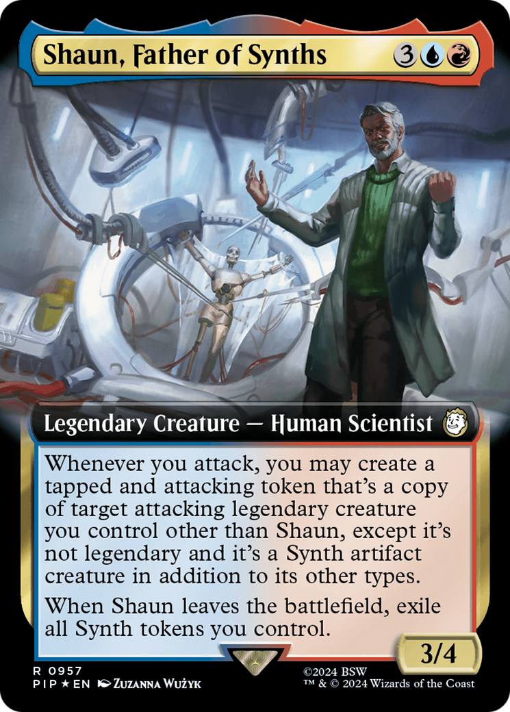 Shaun, Father of Synths (Extended Art) (Surge Foil) [Fallout] | Rook's Games and More