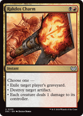 Rakdos Charm [Duskmourn: House of Horror Commander] | Rook's Games and More