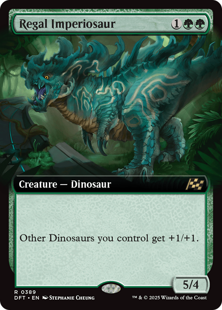 Regal Imperiosaur (Extended Art) [Aetherdrift] | Rook's Games and More