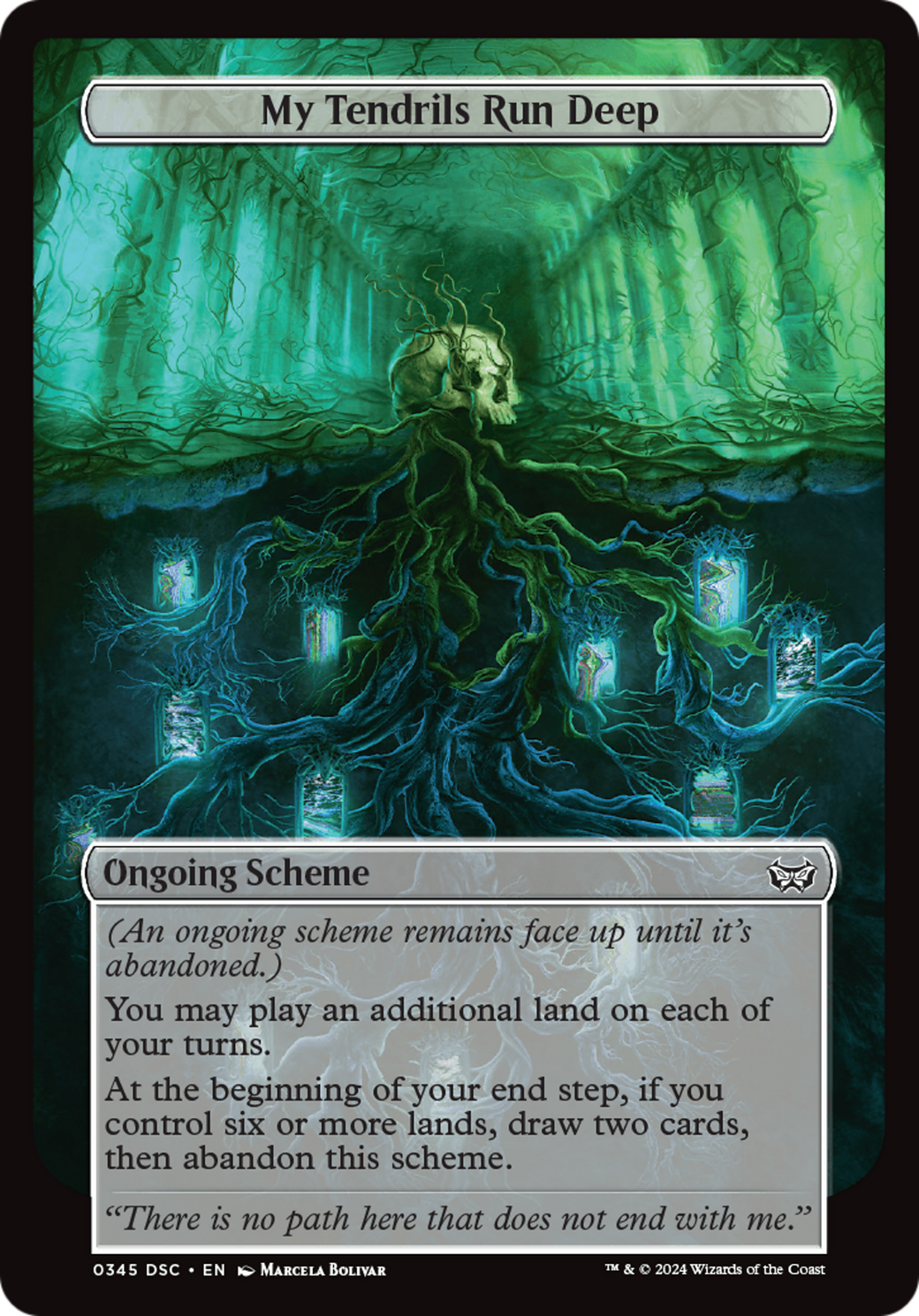 My Tendrils Run Deep (Full Art) [Duskmourn: Archenemy] | Rook's Games and More