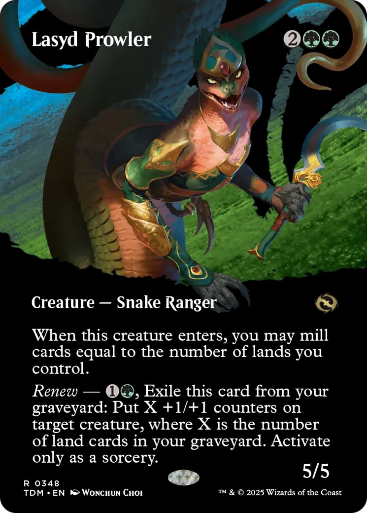 Lasyd Prowler (Borderless) [Tarkir: Dragonstorm] | Rook's Games and More