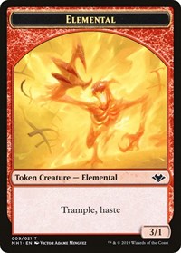 Elemental (009) // Goblin Double-Sided Token [Modern Horizons Tokens] | Rook's Games and More