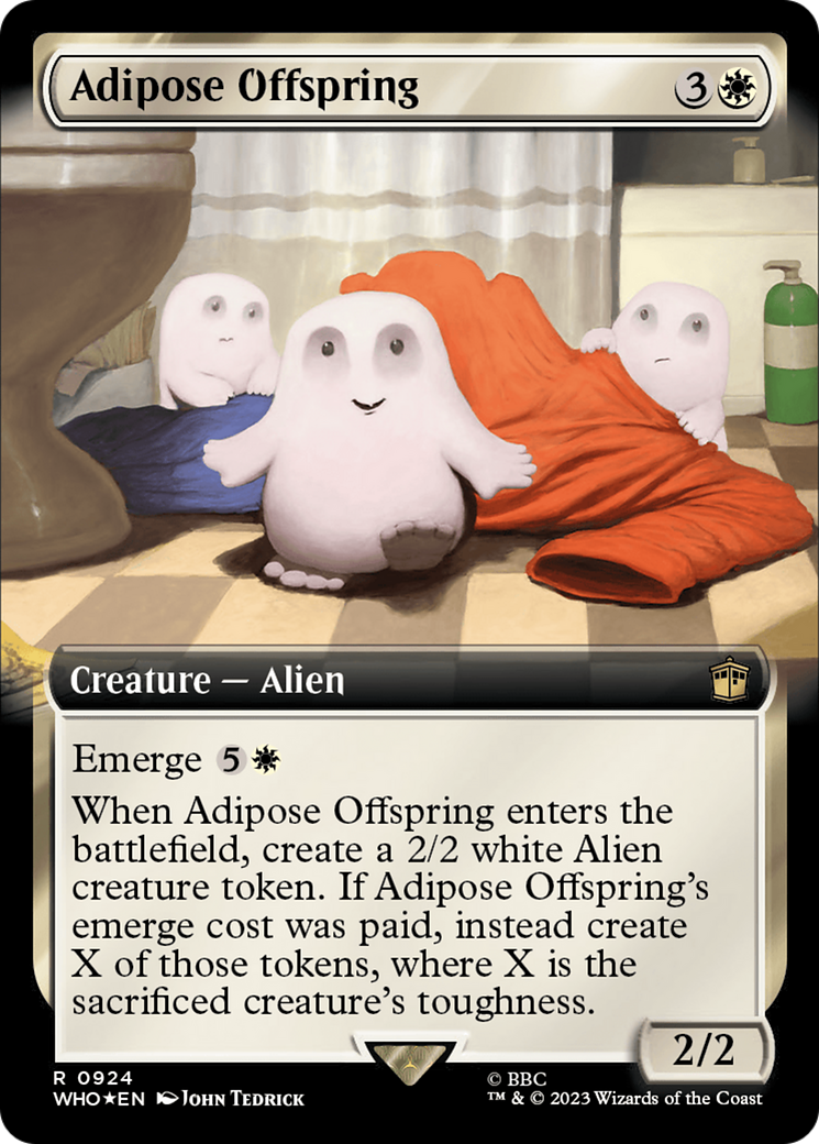 Adipose Offspring (Extended Art) (Surge Foil) [Doctor Who] | Rook's Games and More