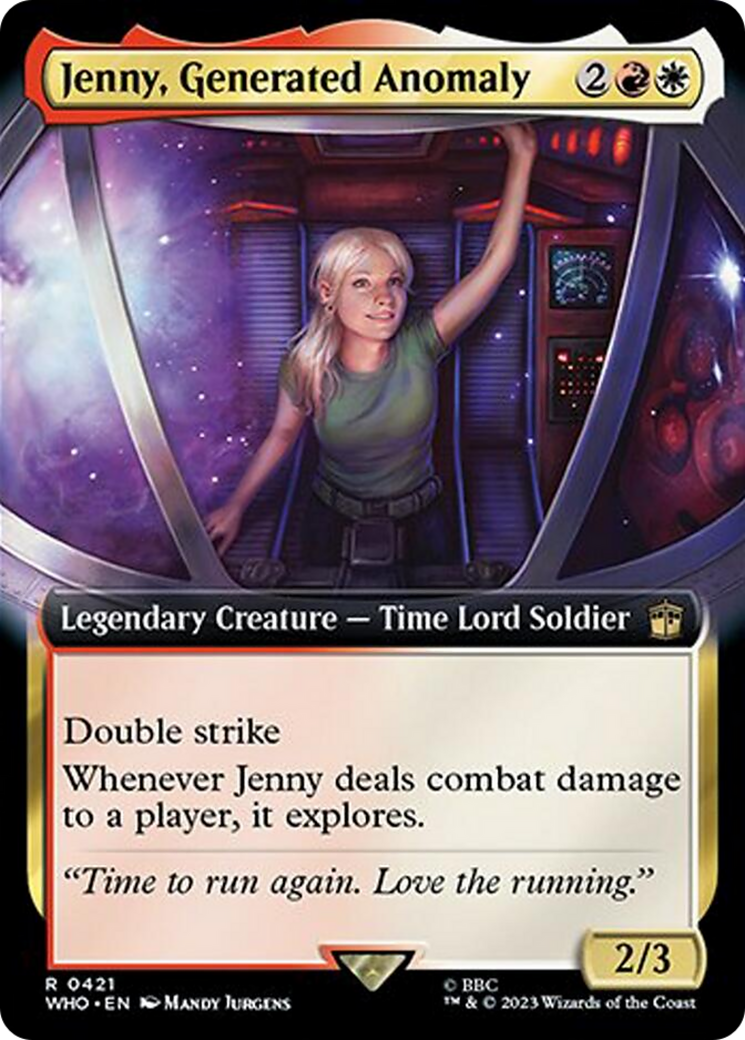 Jenny, Generated Anomaly (Extended Art) [Doctor Who] | Rook's Games and More