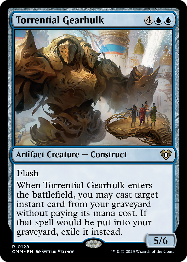 Torrential Gearhulk [Commander Masters] | Rook's Games and More