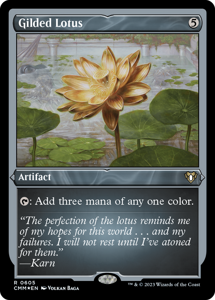 Gilded Lotus (Foil Etched) [Commander Masters] | Rook's Games and More