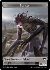 Eldrazi // Knight Double-Sided Token [Commander Masters Tokens] | Rook's Games and More