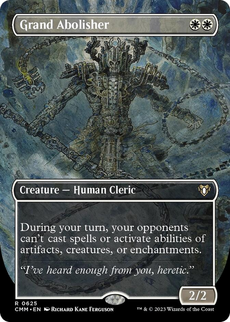 Grand Abolisher (Borderless Alternate Art) [Commander Masters] | Rook's Games and More