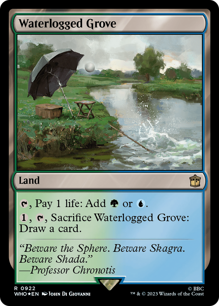 Waterlogged Grove (Surge Foil) [Doctor Who] | Rook's Games and More